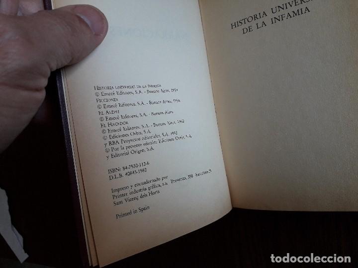 Libros de segunda mano: libro usado, ediciones Orbis a&ntilde;o 1982, Narraciones, Jose Luis Borges. - Foto 2