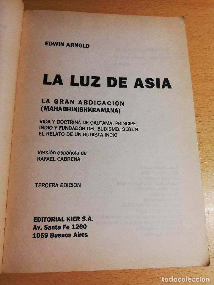 Libros de segunda mano: LA LUZ DE ASIA. LA GRAN ABDICACI&Oacute;N (EDWIN ARNOLD) - Foto 3