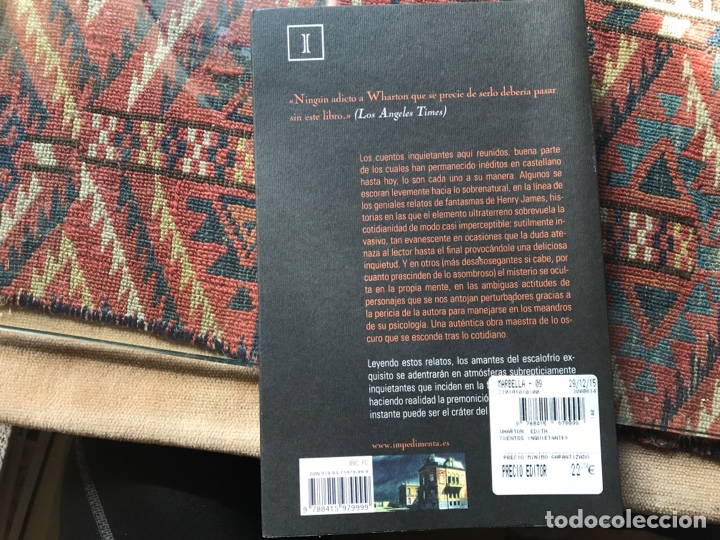 Libros de segunda mano: Cuentos inquietantes. Edith Wharton. Impedimenta - Foto 3