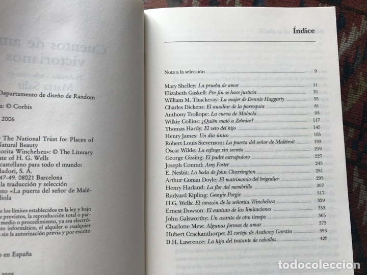 Libros de segunda mano: Cuentos de amor victorianos. Cl&aacute;sicos Debolsillo - Foto 4
