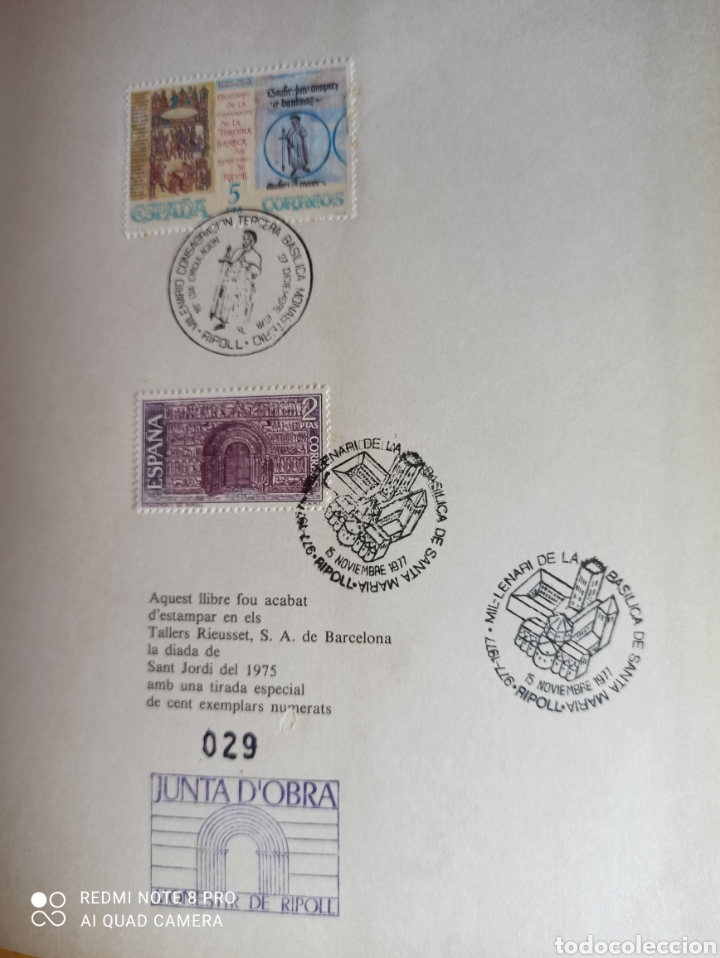 Libros de segunda mano: El Monestir Rom&agrave;nic de Santa Mar&iacute;a de Ripll. - Foto 7