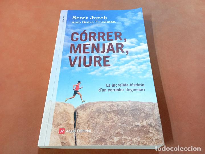 Libros de segunda mano: c&oacute;rrer, menjar, viure - scott jurek amb steve friedman - angle editorial - Foto 1