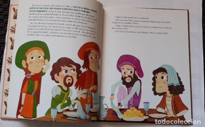 Libros de segunda mano: LEONARDO DA VINCI. MIS PEQUE&Ntilde;OS HEROES. (2018) - Foto 3