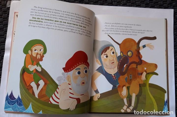 Libros de segunda mano: LEONARDO DA VINCI. MIS PEQUE&Ntilde;OS HEROES. (2018) - Foto 4