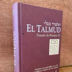 Libros de segunda mano: ¡¡LIQUIDACION!! - EL TALMUD . TRATADO DE BERAJOT (I) - EDAF - TAPA DURA - ESCASO. Lote 322295183