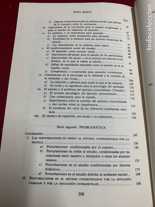 Libros de segunda mano: El aprender. Fundamentos psicol&oacute;gicos y problem&aacute;tica. Werner Correll. - Foto 7