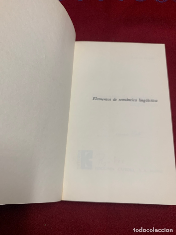 Libros de segunda mano: Elementos de sem&aacute;ntica ling&uuml;&iacute;stica. Ram&oacute;n Trujillo. - Foto 4