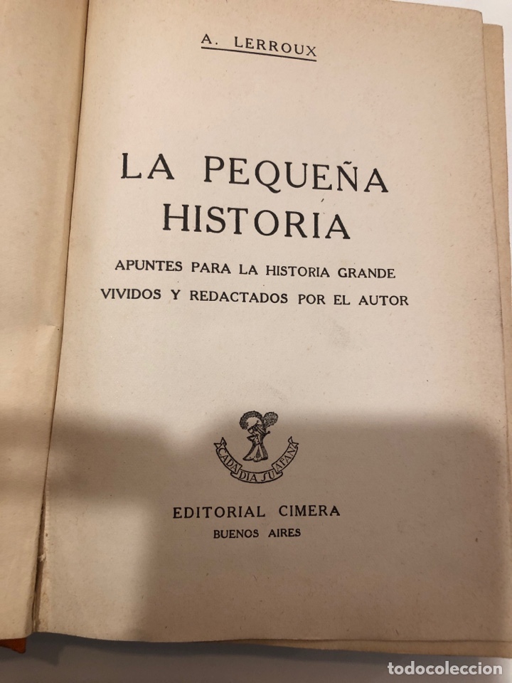 Libros de segunda mano: La peque&ntilde;a historia. A. lerroux - Foto 3