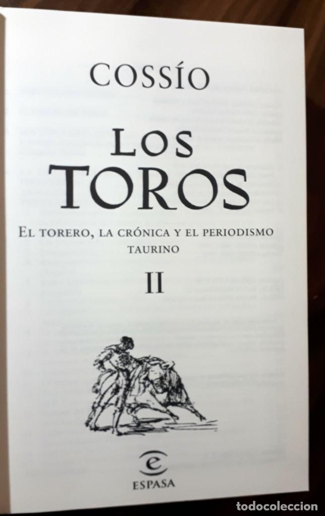 Libros de segunda mano: Coss&iacute;o LOS TOROS - 2 TOMOS - Foto 4