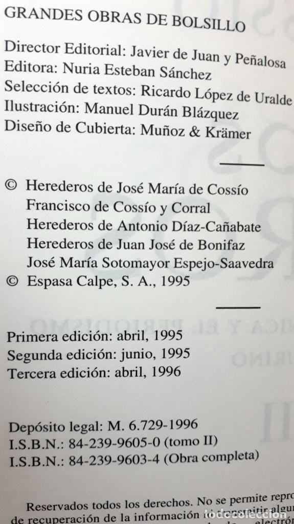 Libros de segunda mano: Coss&iacute;o LOS TOROS - 2 TOMOS - Foto 5