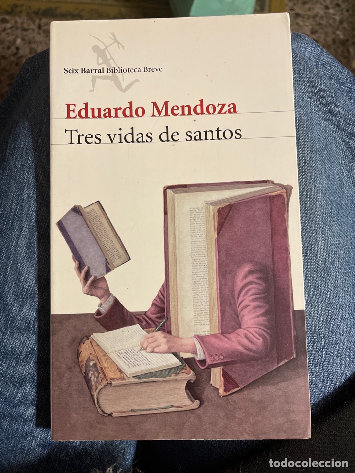 Libros de segunda mano: Tres vidas de Santos. Eduardo Mendoza - Foto 1