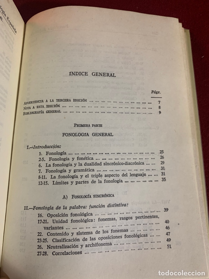 Libros de segunda mano: Fonolog&iacute;a espa&ntilde;ola. Emilio Alarc&oacute;n Llorach. - Foto 6