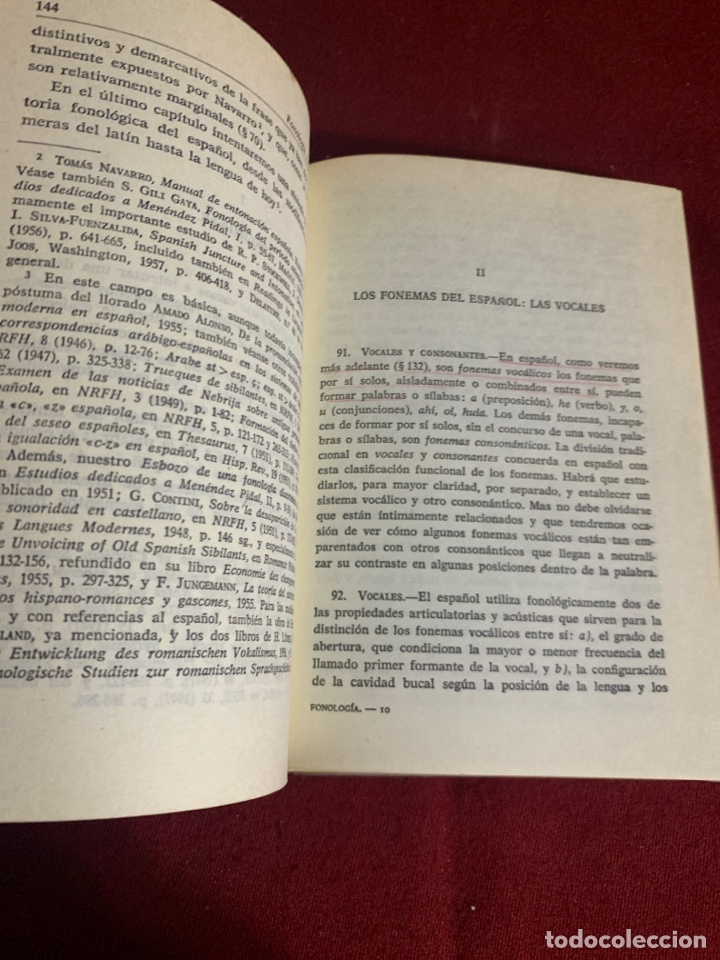 Libros de segunda mano: Fonolog&iacute;a espa&ntilde;ola. Emilio Alarc&oacute;n Llorach. - Foto 10