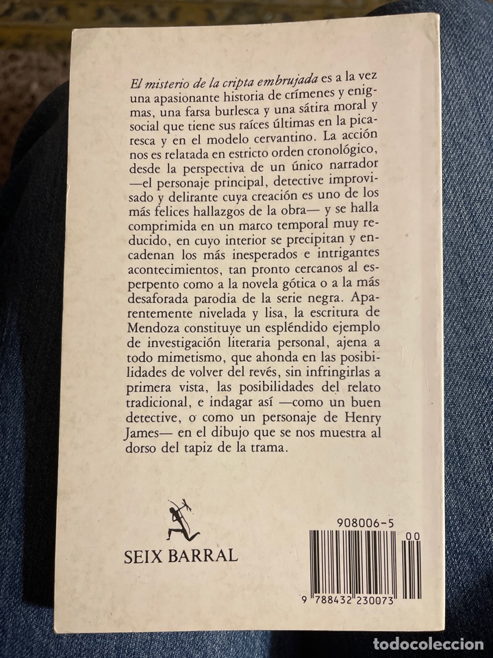 Libros de segunda mano: El misterio de la cripta embrujada. Eduardo Mendoza - Foto 2