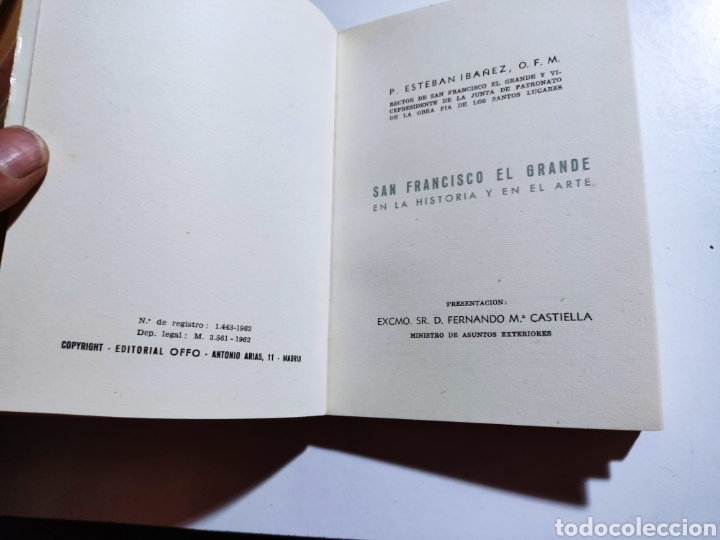 Libros de segunda mano: Libro San Francisco El Grande - Foto 2