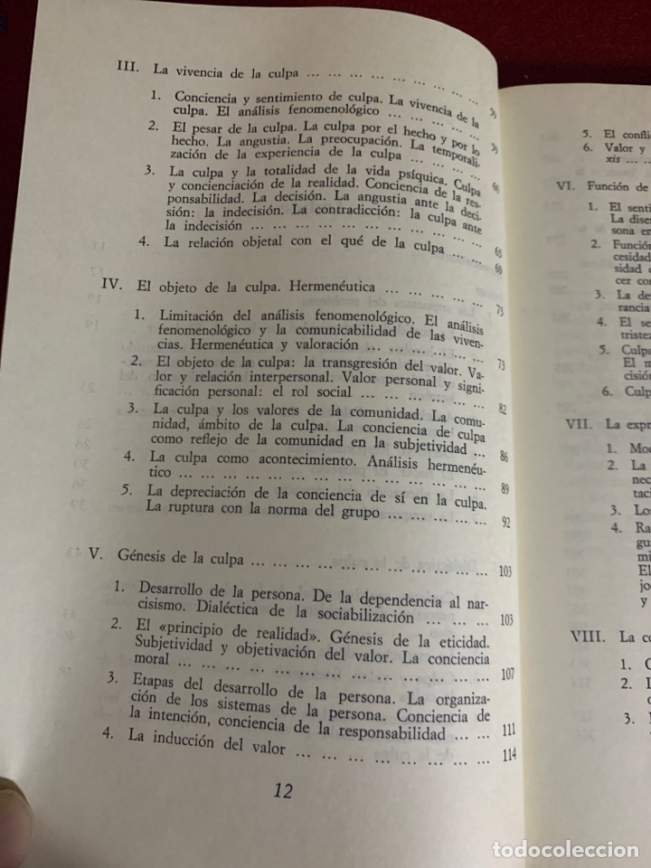 Libros de segunda mano: La culpa. Carlos Castilla del Pino. - Foto 6