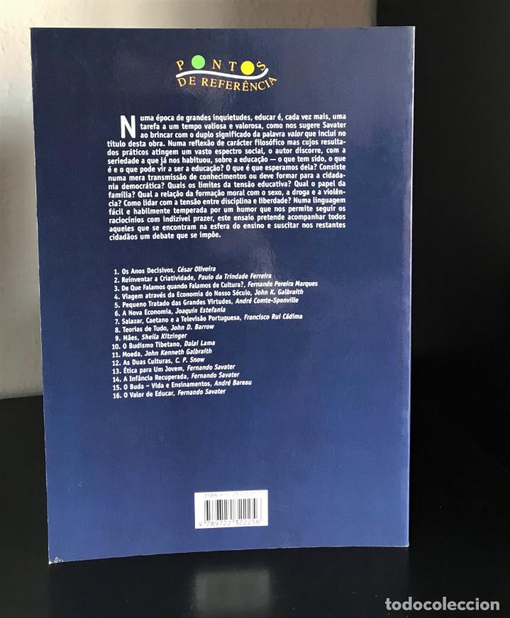 Libros de segunda mano: O Valor de Educar de Fernando Savater - Foto 2