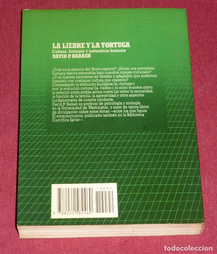 Libros de segunda mano: LA LIEBRE Y LA TORTUGA - DAVID P. BARASH - Foto 2
