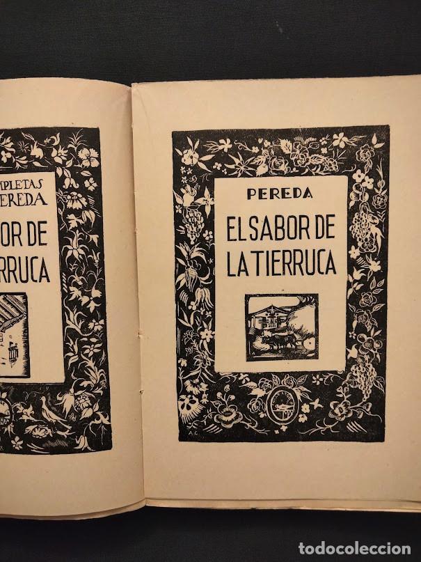 Libros de segunda mano: EL SABOR DE LA TIERRUCA - PEREDA - M. AGUILAR EDITOR - Foto 4