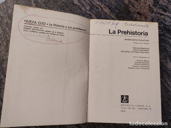 Libros de segunda mano: LIBRO LA PREHISTORIA. ANDRE LEROI-GOURHAN. 1976 EDITORIAL LABOR. - Foto 2