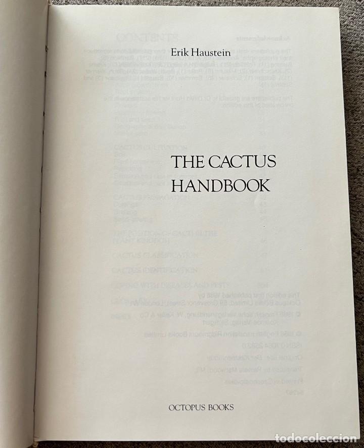 Libros de segunda mano: The Cactus Handbook - Erik Haustein - Foto 6