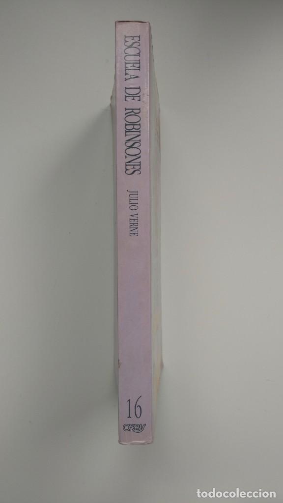 Libros de segunda mano: Escuela de Robinsones - Julio Verne - Ediciones Orbis, 1988 - Foto 2