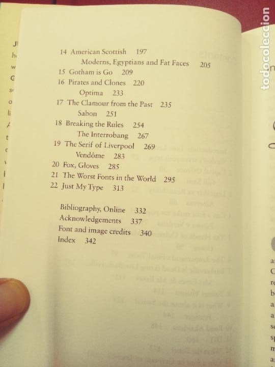 Libros de segunda mano: Simon Garfield: Just My Type: A Book About Fonts (Profile Books, 2010) - Foto 3