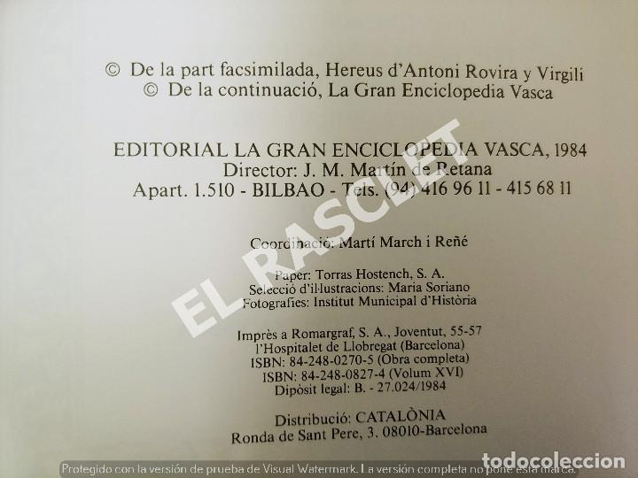 Libros de segunda mano: HIST&Ograve;RIA DE CATALUNYA (VOL. XVI) (CATAL&Aacute;N). - Foto 5
