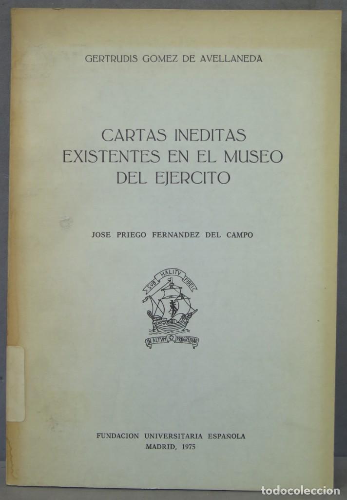 Second hand books: CARTAS IN&Eacute;DITAS EXISTENTES EN EL MUSEO DEL EJERCITO