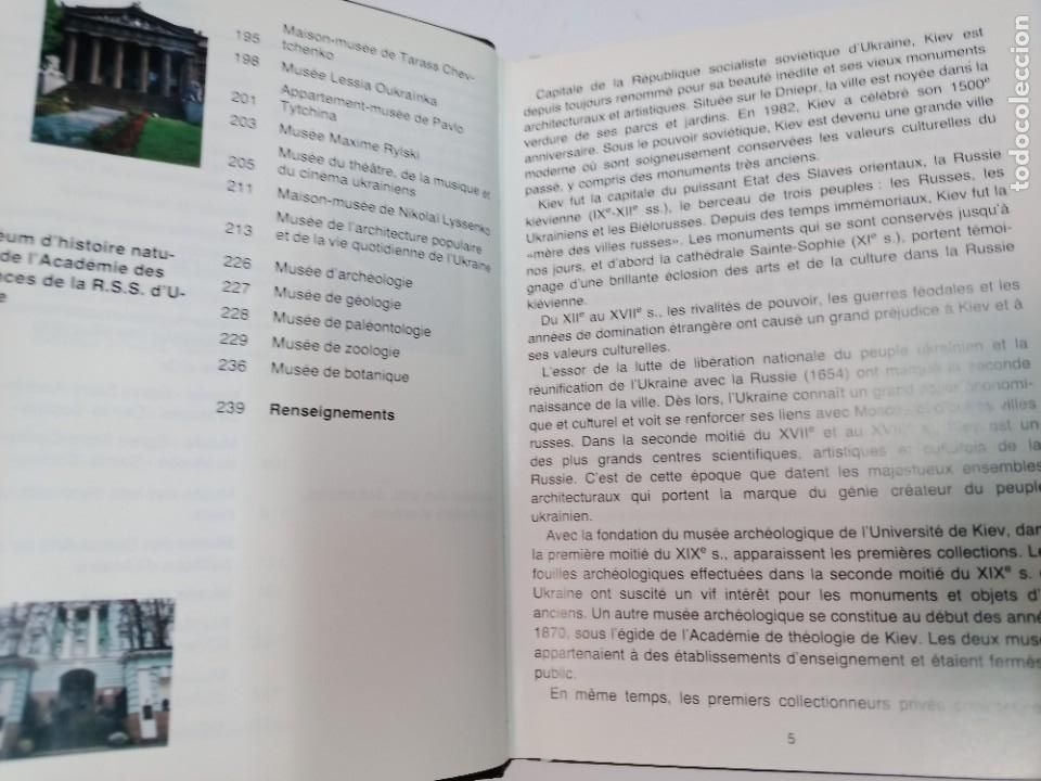 Libros de segunda mano: Les muse&eacute;s de Kiev (franc&eacute;s) SA8403 - Foto 3