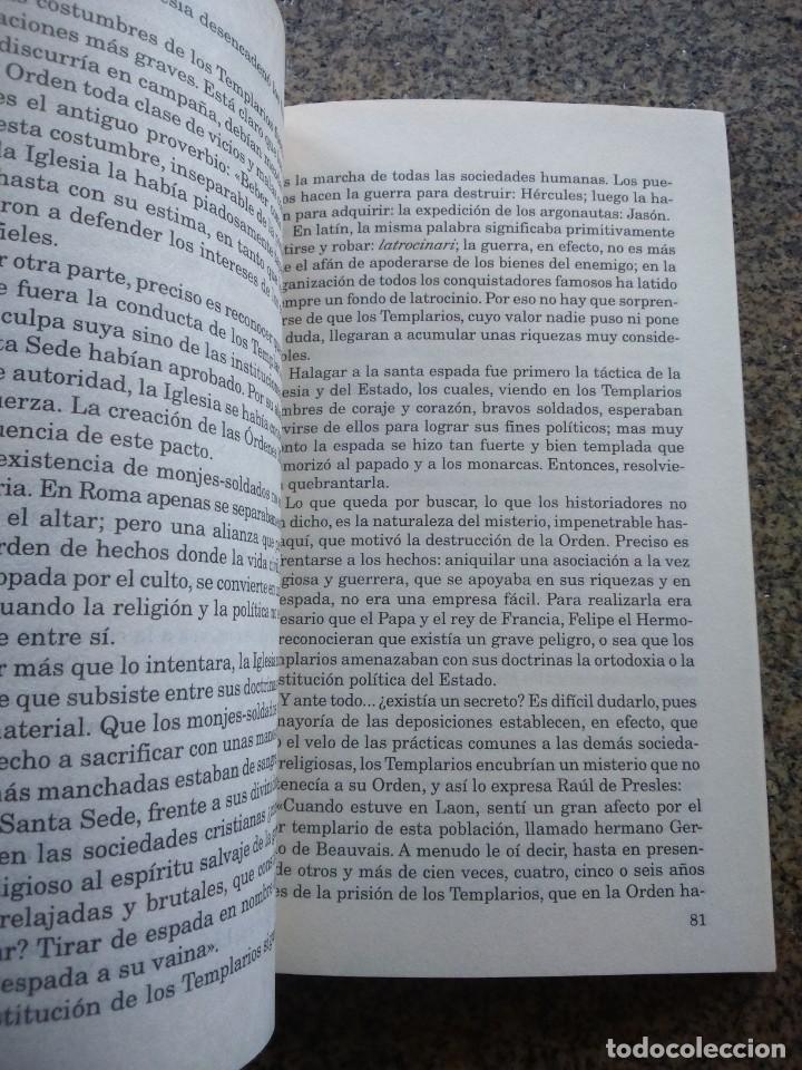 Libros de segunda mano: LOS TEMPLARIOS -- M. G. SALES -- 2007 -- - Foto 2