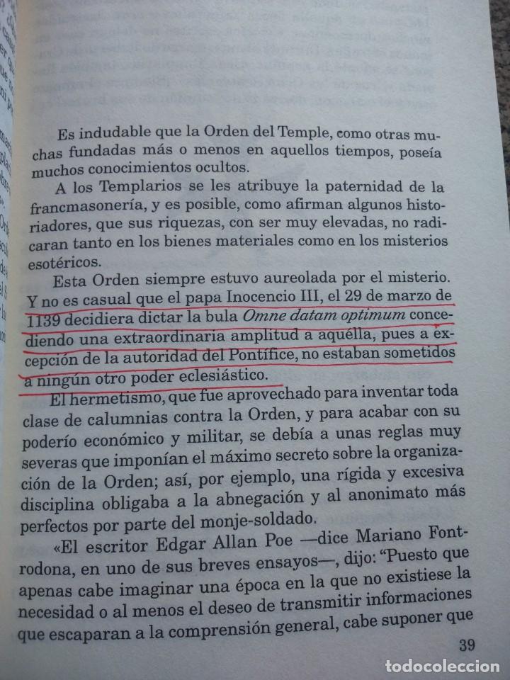 Libros de segunda mano: LOS TEMPLARIOS -- M. G. SALES -- 2007 -- - Foto 3