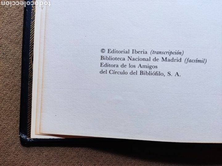 Libros de segunda mano: POEMA DE MIO CID FACS&Iacute;MIL C&Iacute;RCULO BIBLI&Oacute;FILO TIRADA LIMITADA - Foto 8
