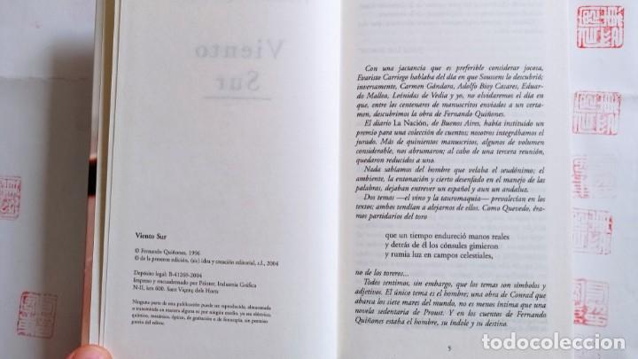 Libros de segunda mano: Viento Sur. Fernando Qui&ntilde;ones - Foto 2