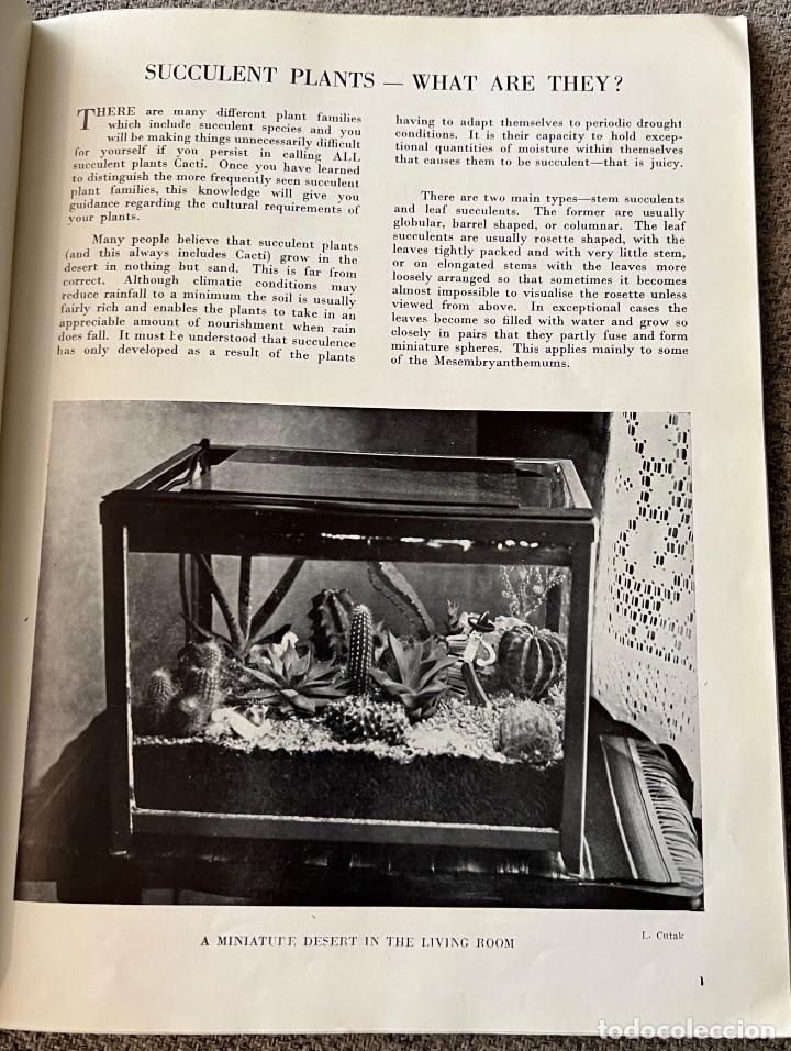 Libros de segunda mano: CACTUS and other SUCCULENT PLANTS - SECOND EDITION 1949 - Foto 5