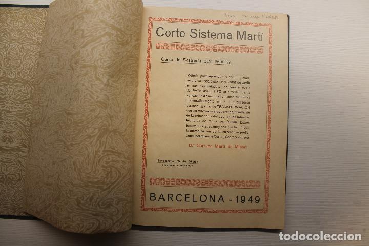 Libros de segunda mano: CORTE SISTEMA MART&Iacute;, SASTRER&Iacute;A, 1949 - Foto 4