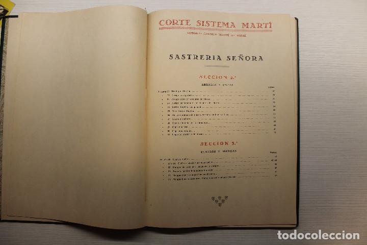 Libros de segunda mano: CORTE SISTEMA MART&Iacute;, SASTRER&Iacute;A, 1949 - Foto 6