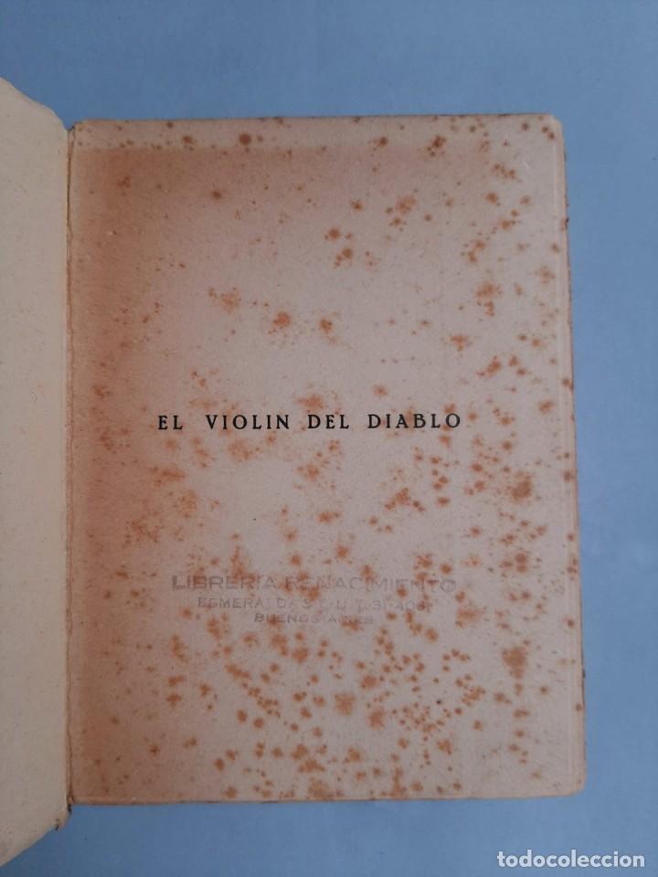 Libros de segunda mano: Gonz&aacute;lez Tu&ntilde;&oacute;n, Ra&uacute;l - El Viol&iacute;n del Diablo - 1926 Thibon de Libian - Foto 3