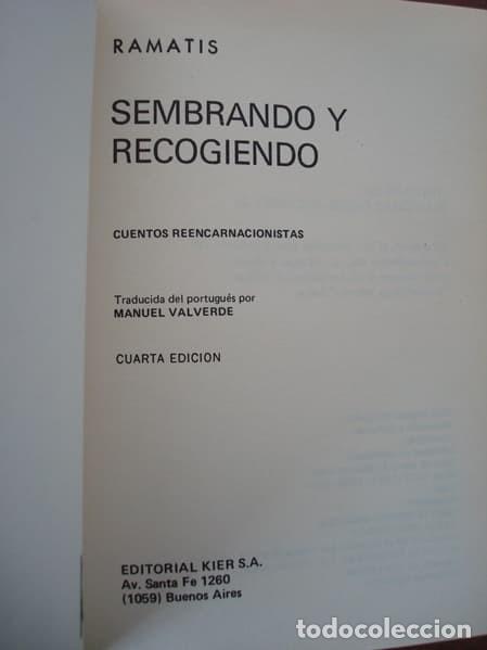 Libros de segunda mano: Sembrando y Recogiendo (Atanagildo). Ramat&iacute;s. 1994 - Foto 3