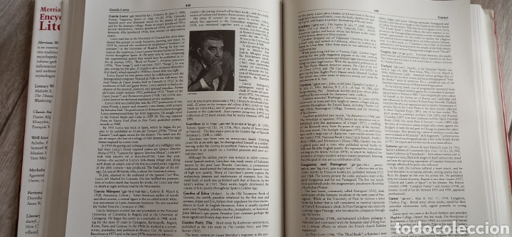 Libros de segunda mano: Merrill Websters. Enciclopedia de la literatura. Ingl&eacute;s - Foto 2