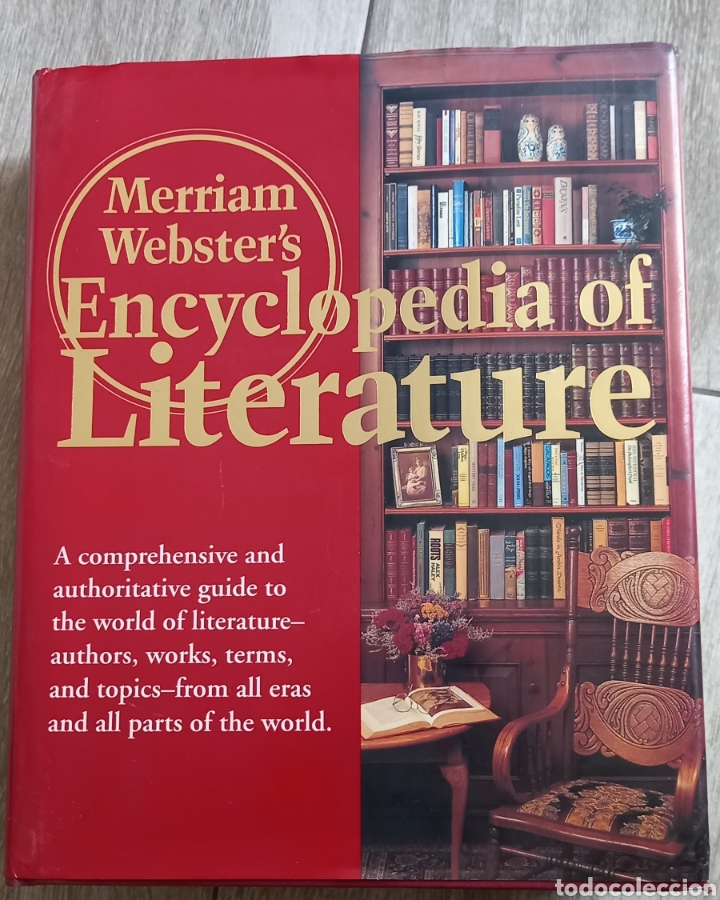 Libros de segunda mano: Merrill Websters. Enciclopedia de la literatura. Ingl&eacute;s - Foto 1