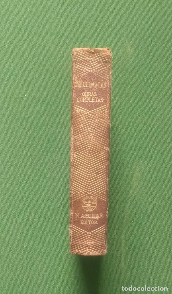 Libros de segunda mano: GABRIEL Y GALAN - OBRAS COMPLETAS - AGUILAR 1941 - Foto 2