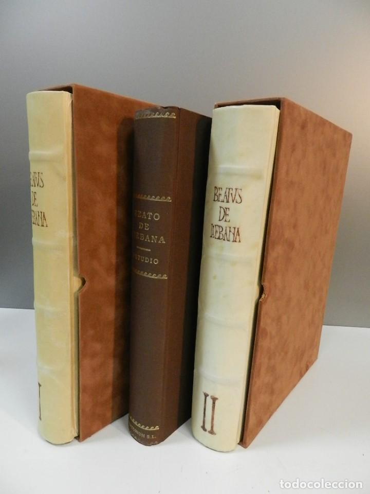 Libros de segunda mano: FACSIMIL BEATO DE LI&Eacute;BANA SAN MIGUEL DE ESCALADA ED SCRIPTORIUM - APOCALIPSIS . 3 VOL. MORGAN