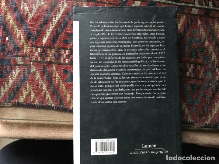Libros de segunda mano: Diarios. Alejandra Pizarnik. Lumen - Foto 2