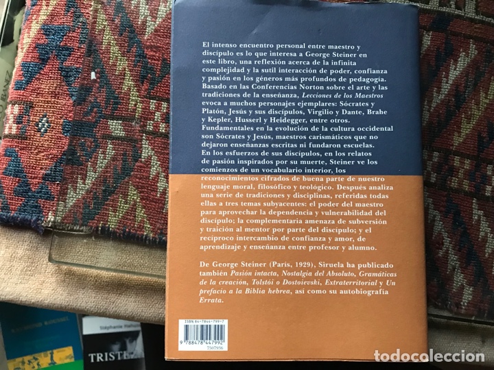 Libros de segunda mano: Lecciones de los maestros. George Steiner. Siruela - Foto 3