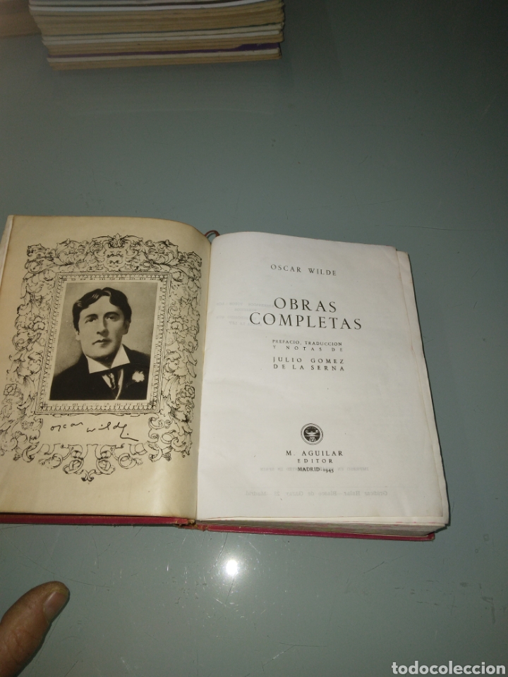 Libros de segunda mano: Oscar Wilde, Obras Completas, Aguilar, 1945 - Foto 3