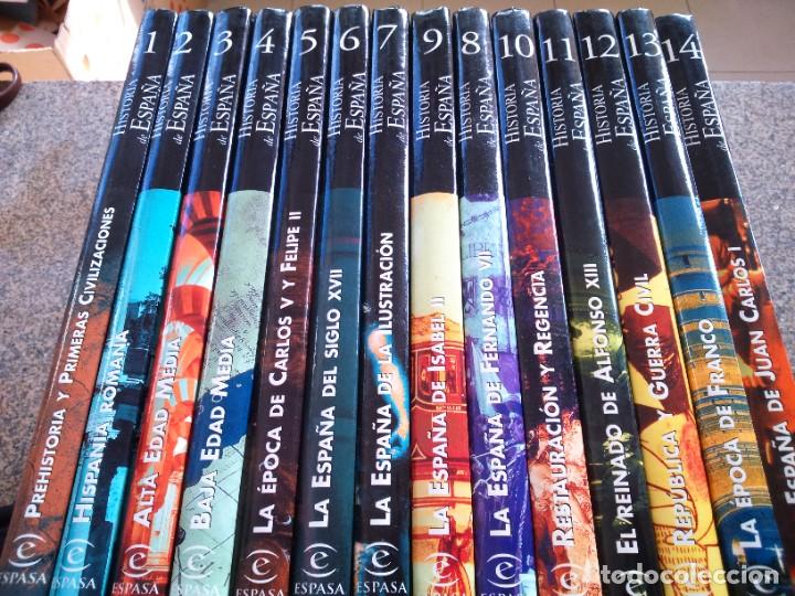 Libros de segunda mano: HISTORIA DE ESPA&Ntilde;A -- 14 TOMOS COMPLETA -- ESPASA 1999 -- - Foto 1