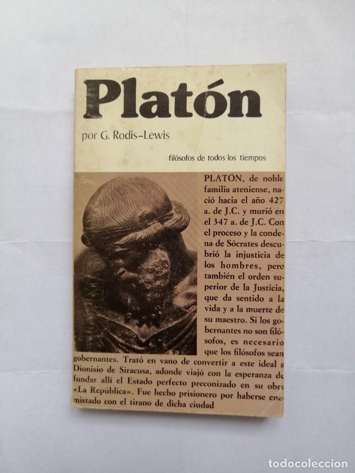 Libros de segunda mano: Platon. G. Rodis-Lewis. Libro - Foto 1