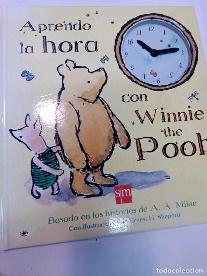 Libros de segunda mano: Aprenda la hora con Winnie the Pooh SA8604 - Foto 1