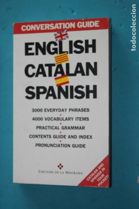 Libros de segunda mano: ENGLISH, CATALAN, SPANISH, CONVERSATION GUIDE, - Foto 1